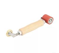 Rodillo de costura con cabezales de presión de silicona dobles para uso con soplete de soldadura de plástico de aire caliente encendido para paneles de sonido de audio automotriz y materiales de PVC
