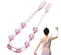 Rodillo de cuerda - Rodillo profesional de masaje de espalda, masajeadores manuales para cintura, abdomen, pie, pierna, vientre y hombros