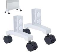 Rodillo de de : marco de rueda de 360 grados, construcción de nailon duradero, plataforma móvil estable, compatibilidad con varias marcas | Práctico accesorio calefactor infrarrojo, p