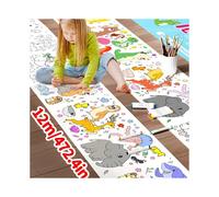 Rodillo de dibujo para garabatos, para manualidades y regalos, sin pintura, 2 piezas con temática de océano y