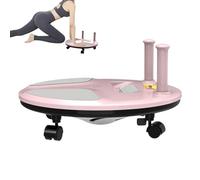 Rodillo de ejercicio ABS, 15,74 x 15,74 x 8,38 pulgadas, 4 ruedas de diseño estable | Máquina de entrenamiento de núcleo pesado Ab, tabla de ejercicios para el hogar, entrenamiento central, ejercicio