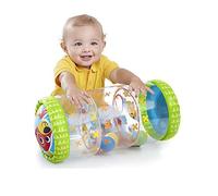 Rodillo de Escalada Inflable para Bebés, Juguete con Bolas de Ruido, Campanas para Fuerza y Equilibrio, Niños de 3 Meses a 3 Años