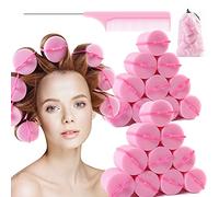 Rodillo de esponja de espuma jumbo para el cabello, rulos suaves para dormir, rizado, ondulado, rizado, herramientas de peinado, 24 piezas para cabello largo, cabello corto, mujeres y niños, 2 x 2.75