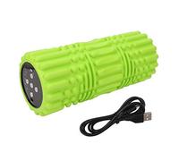 Rodillo de Espuma con Función de Vibración, Rodillo de Masaje de Tejido Profundo para Liberación Miofascial Muscular, Puede Escuchar Música, Rodillo de Fitness Recargable, Verde