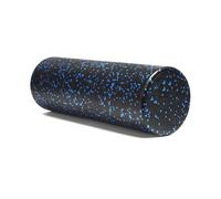 Rodillo de espuma de alta densidad | 45 x 15 cm, 60° Hardness, azul/negro | Smooth Yoga Pill for Back Stretching | For Muscle Relaxation Pilates Post-Workout
