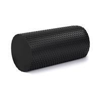 Rodillo de Espuma De Alta Densidad para Masaje Muscular y Estiramientos | Foam Roller para Yoga Pilates Rehabilitación y Fitness |Alivio Miofascial l Espalda y Piernas | Varias medidas l Negro