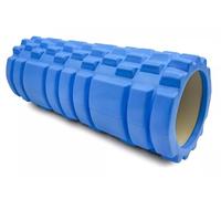 Rodillo de espuma de ejercicio de 13 pulgadas para terapia muscular de tejido profundo, punto de activación de masaje (azul)