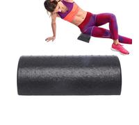 Rodillo de espuma de yoga - ladrillo de masaje semicircular, herramienta de recuperación de ejercicio | Llevar una columna de Pilates medio resistente para la alineación de la columna