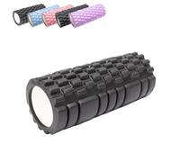 Rodillo De Espuma for Masaje Muscular Profundo, Masajeador Deportivo Con Rejilla De Puntos Gatillo, Esencial for Liberar Tensión Profunda, for Fisioterapia Y Rehabilitación(Black)
