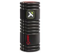 Rodillo de espuma GRID X de TriggerPoint - Densidad extra firme para masaje profundo, alivio del dolor muscular, compacto, superficie a prueba de sudor, soporta 250 kg, 33 cm, negro