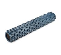 Rodillo de espuma para auto masaje muscular RumbleRoller - Firme - Azul - Tamaño Full 12.5 x 79 cm. Textura que activa la terapia de punto para alivio del dolor deportivo