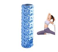 Rodillo de espuma para espalda - Rodillo de masaje de yoga de 33 cm, tubo hueco de recuperación con textura | Rodillo de terapia muscular duradero para la movilidad, circulación, automiofascial
