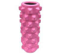 Rodillo de espuma para masaje muscular, ultra ligero, núcleo hueco, para aliviar el dolor profundo en tus piernas, cuerpo y espalda, color rosa