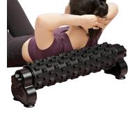 Rodillo De Espuma Para Piernas - Equipo De Masaje Rodante Con Ventosas Para La Espalda | Roller Muscular con Soporte Integrado - Para Uso En Gimnasio En Casa, Estudio, Yoga, Pilates, Fitness,