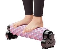 Rodillo de espuma para piernas - Masaje giratorio con ventosas para alivio | Rodillo de espuma para ejercicios con soporte, para gimnasio, estudio, yoga, pilates, fitness, entrenamiento y recuperación