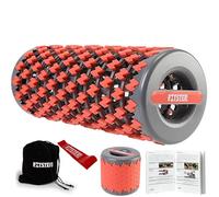 Rodillo de espuma plegable de alta calidad para dolores musculares, tejidos, para aliviar la tensión y el dolor, rodillos de masaje para un máximo alivio de tensión, espuma de alta densidad para