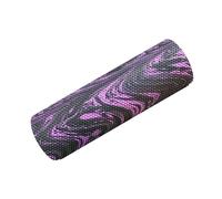 rodillo de espuma Rodillo de espuma, columna de Yoga, gimnasio, Fitness, masaje, varilla de alta densidad(Purple 45 15cm)