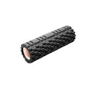 rodillo de espuma Rodillo De Espuma,De Fitness, Conjunto De Fitness For Yoga, Bloque De Masaje, Bloque De Yoga(Black 25x8cm)