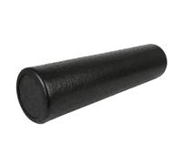 rodillo de espuma Rodillo de espuma for masaje, columna de yoga EPP extra firme de alta densidad for recuperación muscular, flexibilidad y ejercicios, color negro(60 x 15CM)