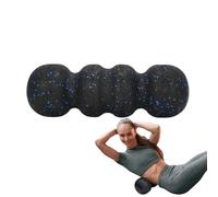 Rodillo De Espuma - Rodillo De Espuma Para Pilates Y Ejercicios En Casa | De Espuma Ultra Leve, Masajeador Muscular De Alta Densidad Con Diseño Ondulado Para Recuperación Y Movilidad Corporal