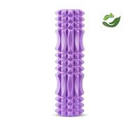 Rodillo De Espuma， Rodillo De Espuma Rodillo Muscular De Tejido Profundo Masaje Muscular Ultraligero Alivia Dolores De Piernas Y Cuerpo Y Es Perfecto Para Yoga Y Pilates,Purple