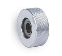 Rodillo de estampación para máquina de sellado continuo FR1000/FR900, rodillo de presión de metal, 50 mm de diámetro exterior, accesorio para sellador de cinta con estampado y patrón de rayas (rueda