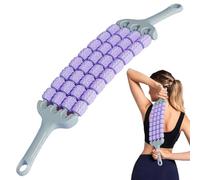 Rodillo de fascia para piernas, rodillo de muslo ajustable, masajeador ligero y duradero para ejercicios de yoga, espalda, muslos, principiantes