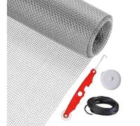 Rodillo de fibra de vidrio resistente a la intemperie kit reparación mosquitero puerta corredera 400x120 cm tela imputrescible para terraza terraza jardín protección animales domésticos