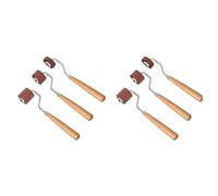 Rodillo De Goma Rodillo de goma Brayer for impresión, aplicador tinta for pincel pintura, herramienta al óleo for manualidades, 6 uds