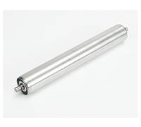 Rodillo de gravedad de acero inoxidable de 38/50/60/76 mm para sistemas transportadores, calidad industrial, rodillos de repuesto no accionados, reemplazo directo para tubos transportadores (500 mm