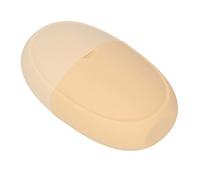 Rodillo de Hielo Facial, Fácil de Agarrar, Conveniente Rodillo de Hielo, Herramienta de Masaje de Diseño de 2 Piezas para la Belleza (De color amarillo pálido)