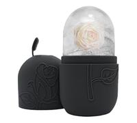 Rodillo de hielo facial, masajeador calmante facial, rodillo de piel para remedios fríos, herramienta de belleza de acero inoxidable para reafirmar, accesorio de cuidado facial de relajación, viaje en