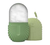 Rodillo de hielo para cara, molde de silicona para masaje y limpieza, herramienta de belleza reutilizable que reduce la hinchazón y reafirma la textura de la piel