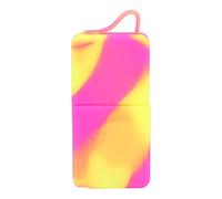 Rodillo de Hielo para Cara Y Ojos, Rodillo de Barra de Contorno Helado, Bandeja de Cubitos de Hielo de Silicona, Rodillo Facial Frío para el Cuidado de la Piel, Hinchazón(rosa rojo amarillo color)