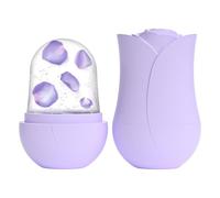 Rodillo de hielo para rostro Mujer,Rodillo de hielo para rostro | Rodillo de hielo de belleza - Masajeador con rodillo de cubitos de hielo para cara, ojos y cuello, molde de hielo de silicona para mas