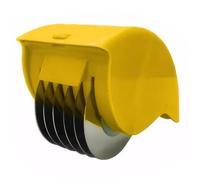 Rodillo de hierbas con 6 cuchillas de acero inoxidable, picadora manual de hierbas, cortador lavable desmontable, picadoras portátiles para cortador de cilantro, cebolleta y perejil