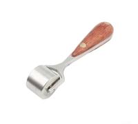 Rodillo de hierro para tuberías de cuero para crear bordes limpios en artículos hechos a mano de acero y componentes de madera para un uso prolongado (90 mm)