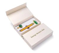 Rodillo de jade de cuarzo rosa natural eléctrico 2 en 1, herramienta de masaje de belleza for lifting facial.(Gold-With Box)