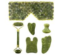 Rodillo de jade natural Gouache Face Roller Guasha Masaje Facial Masajeador Belleza, Tipo 2