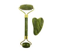 Rodillo de jade natural Gouache Face Roller Guasha Masaje Facial Masajeador Belleza, Tipo 9