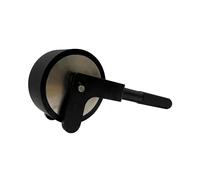 Rodillo de Laminación Manual, 45 mm de Ancho, 4 kg de Peso, Acero Inoxidable y Caucho, para Pruebas de Cintas Adhesivas, Preparación de Muestras y Evaluación de Resistencia al Despegado