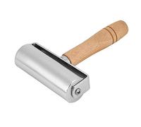 Rodillo de Laminado de Cuero, Herramienta de Acero de Alto Carbono, 100mm, para Artesanía y Peletería