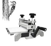 Rodillo de losa de grabado manual, altura del rollo ajustable, diámetro de rodillo de 5 cm, para impresión artística detallada en placa de cobre y madera