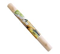 Rodillo de madera de 8,3 pulgadas de largo, madera resistente, cómodo, alisador, pequeño rodillo para pastel de cocina casera