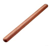 Rodillo de madera de estilo tradicional para aplanar masa manual, antiadherente, para superficie, madera de ébano, mango ergonómico, varios tamaños, 20 cm, 30 cm, 40 cm, color café (S)