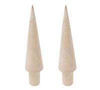 Rodillo de madera para pizzelle, molde de cono de helado Krumkake, rodillos de cono para gofres naturales, herramienta para decoración de pasteles, pizzelle