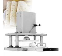 Rodillo de masa comercial, máquina eléctrica de prensa de masa de pizza para cortezas de pizza y pastelería, prensa manual para hornear y preparar alimentos