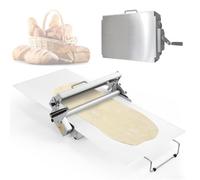 Rodillo de masa manual - Grosor ajustable para un perfecto dulce de azúcar, pizza, croissant, grado comercial