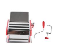 Rodillo de Masa Manual, Máquina para Hacer Fideos de Acero Inoxidable, Grosor Ajustable, Multifuncional para Masa de Dumplings y Won Ton - Duradera y Ecológica, Ideal para Uso en (Día)