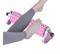 Rodillo de masaje - 3 niveles ergonómico ajustable suministros de yoga - Rodillo de yoga - para correr, sentadillas de salto al aire libre, apartamento, dormitorio, deportes de interior, fútbol